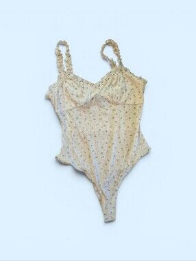 ​🌸 Lulus Floral Ruffle Sweetheart Bodysuit 🌸
